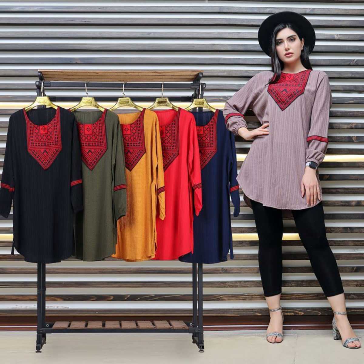 تصویر مانتو طرح سنتی