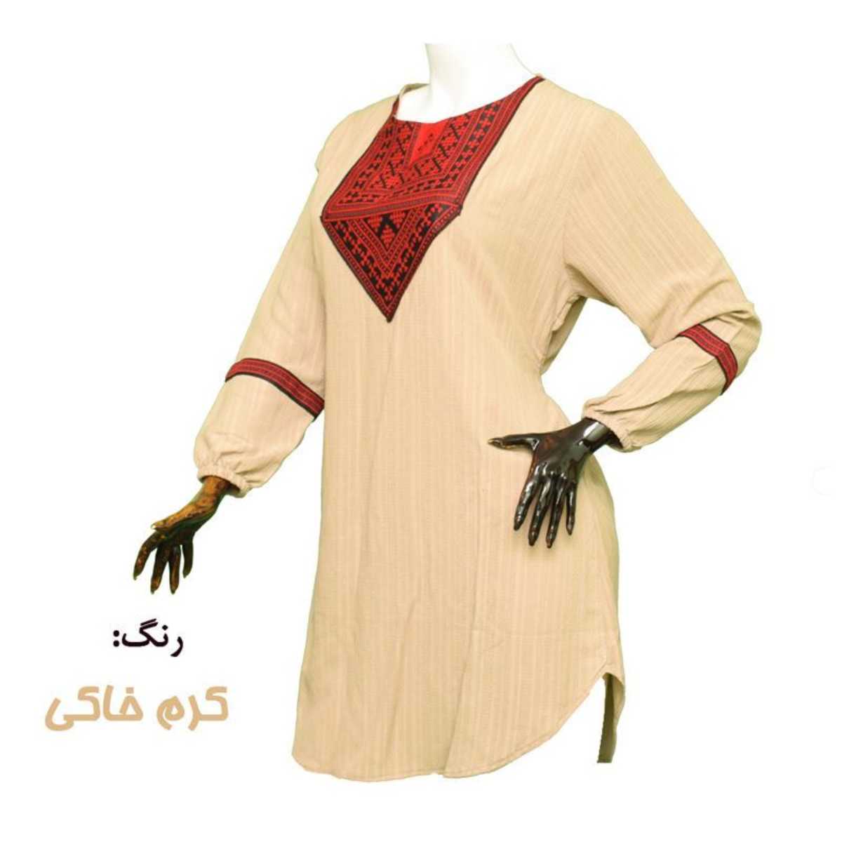 تصویر مانتو طرح سنتی