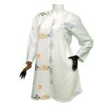 تصویر مانتو زنانه دخترانه نگین دار و خامه دوزی شده