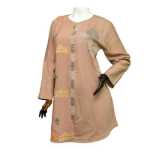 تصویر مانتو زنانه دخترانه نگین دار و خامه دوزی شده