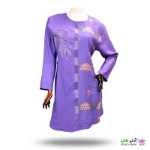 تصویر مانتو زنانه دخترانه نگین دار و خامه دوزی شده