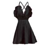 تصویر لباس خواب یکسره ساتن ابریشم 9830