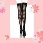 تصویر جوراب فانتزی بالا زانو ژله‌ای بیلیسی 2080 Beileisi