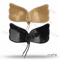 تصویر سوتین چسبی دکلته پروانه‌ای اصلی (سوتین ژله ای) قابل تنظیم