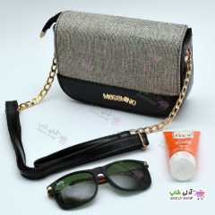 تصویر کیف دوشی زنانه و دخترانه طرح موسچینو moschino