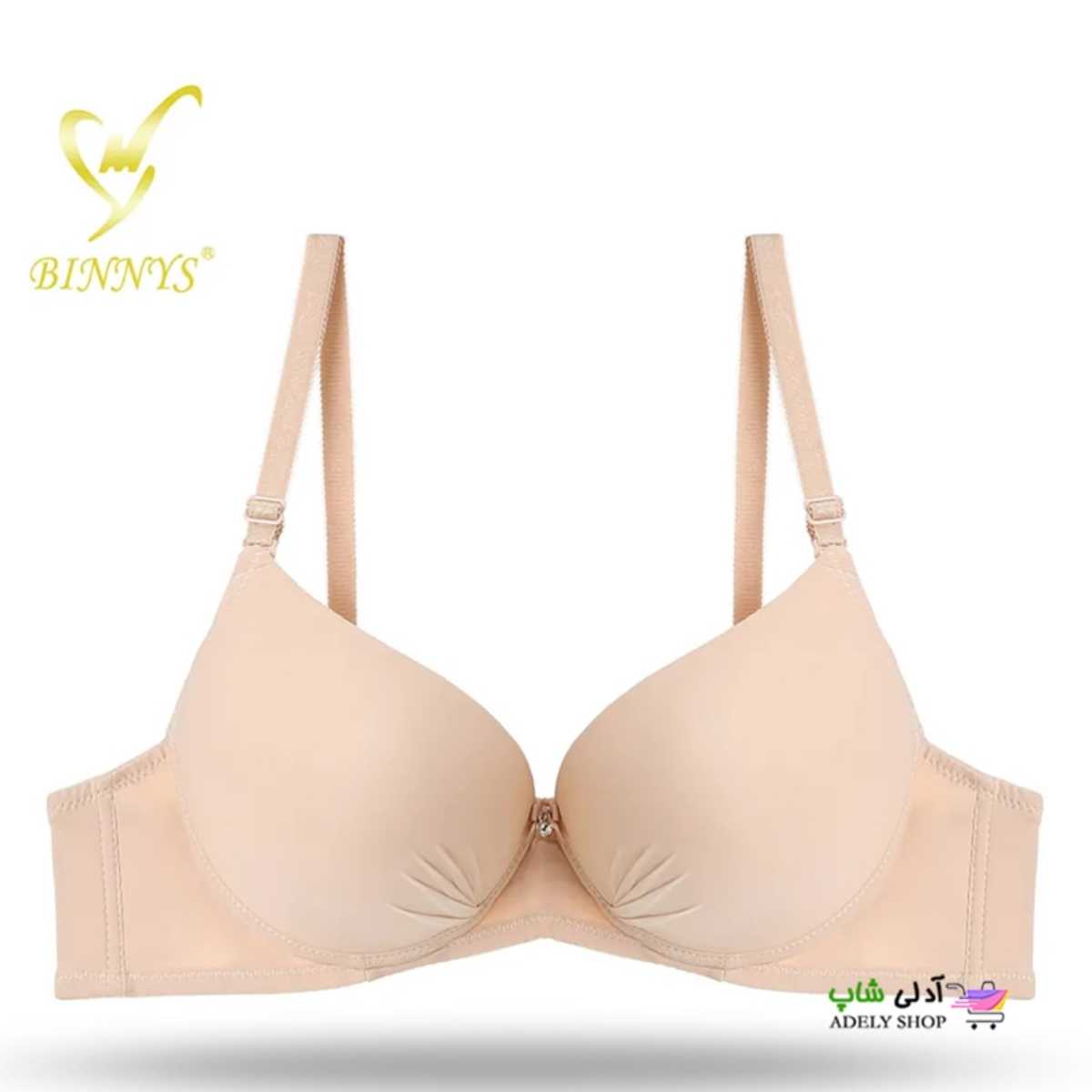 تصویر سوتین اسفنجی کاپB جکدار 009 بنیس اصلی (اسفنج پر) تخفیف تک سایز Binnys