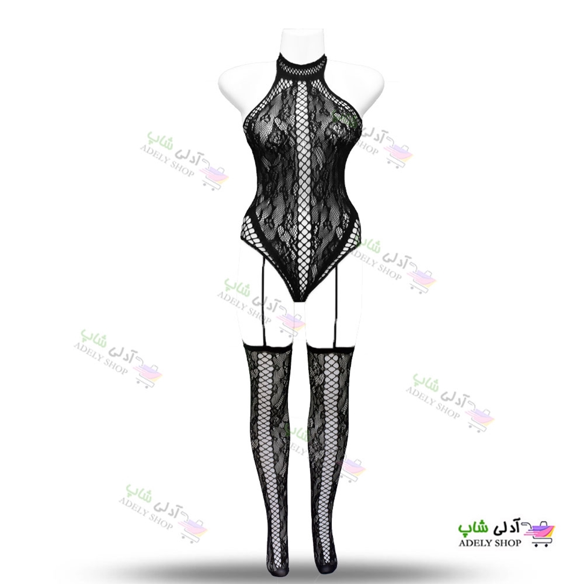 تصویر ست بادی زنانه فانتزی یکسره کد Q001