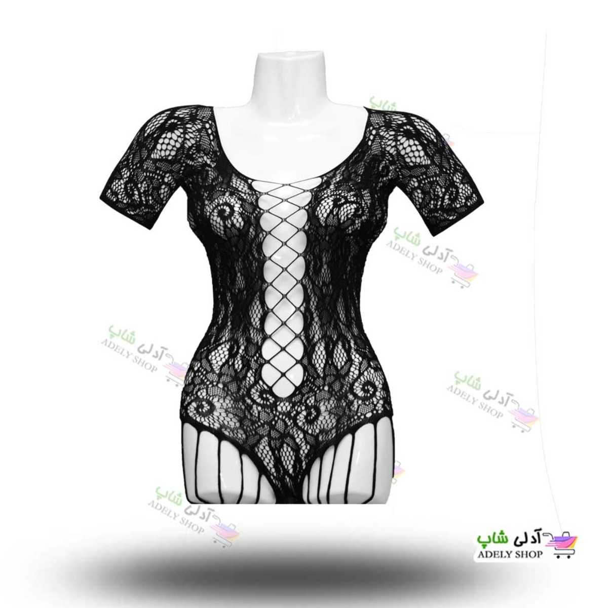 تصویر ست بادی یکسره فانتزی جوراب دار زنانه Q70