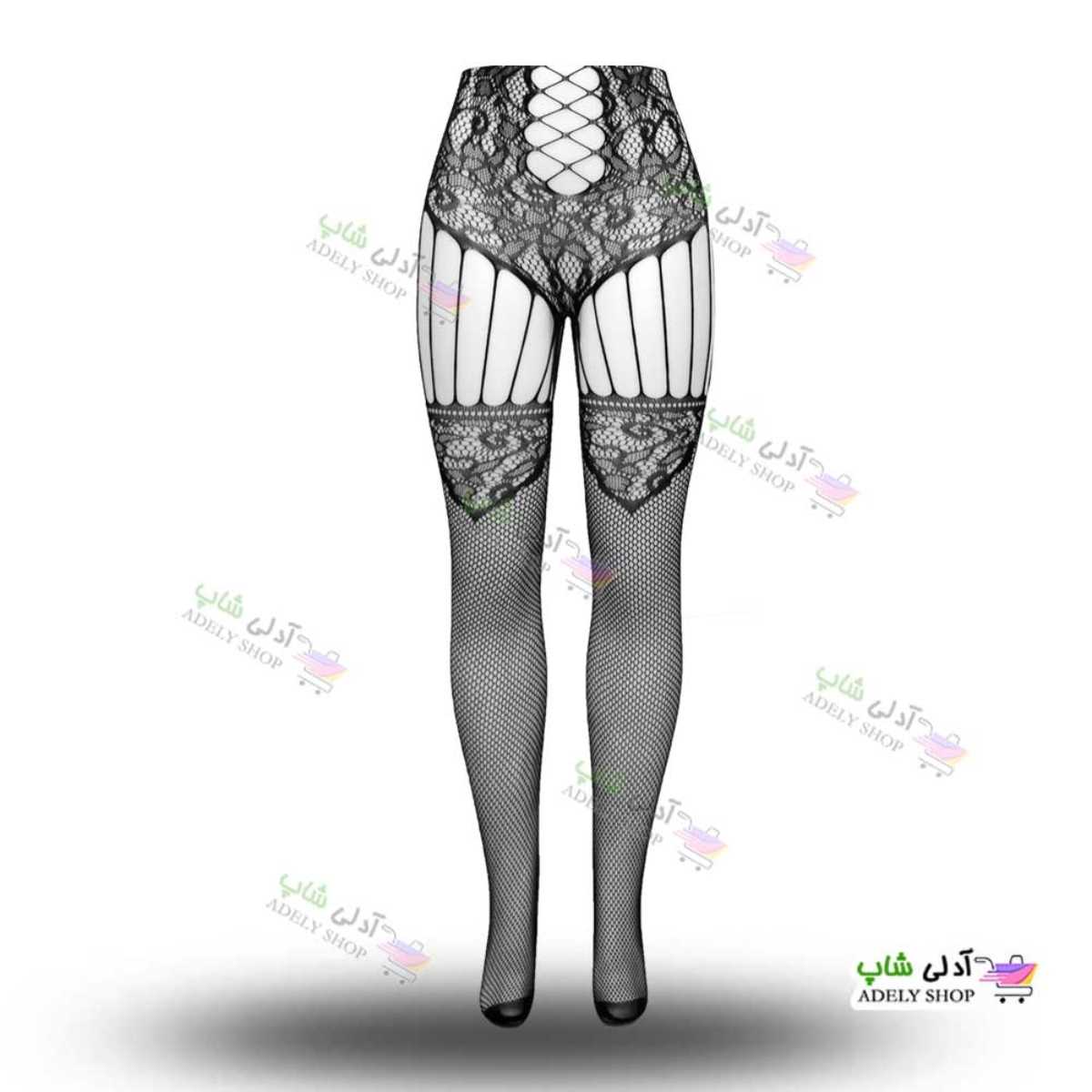 تصویر ست بادی یکسره فانتزی جوراب دار زنانه Q70