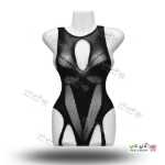 تصویر ست بادی فانتزی و جوراب زنانه