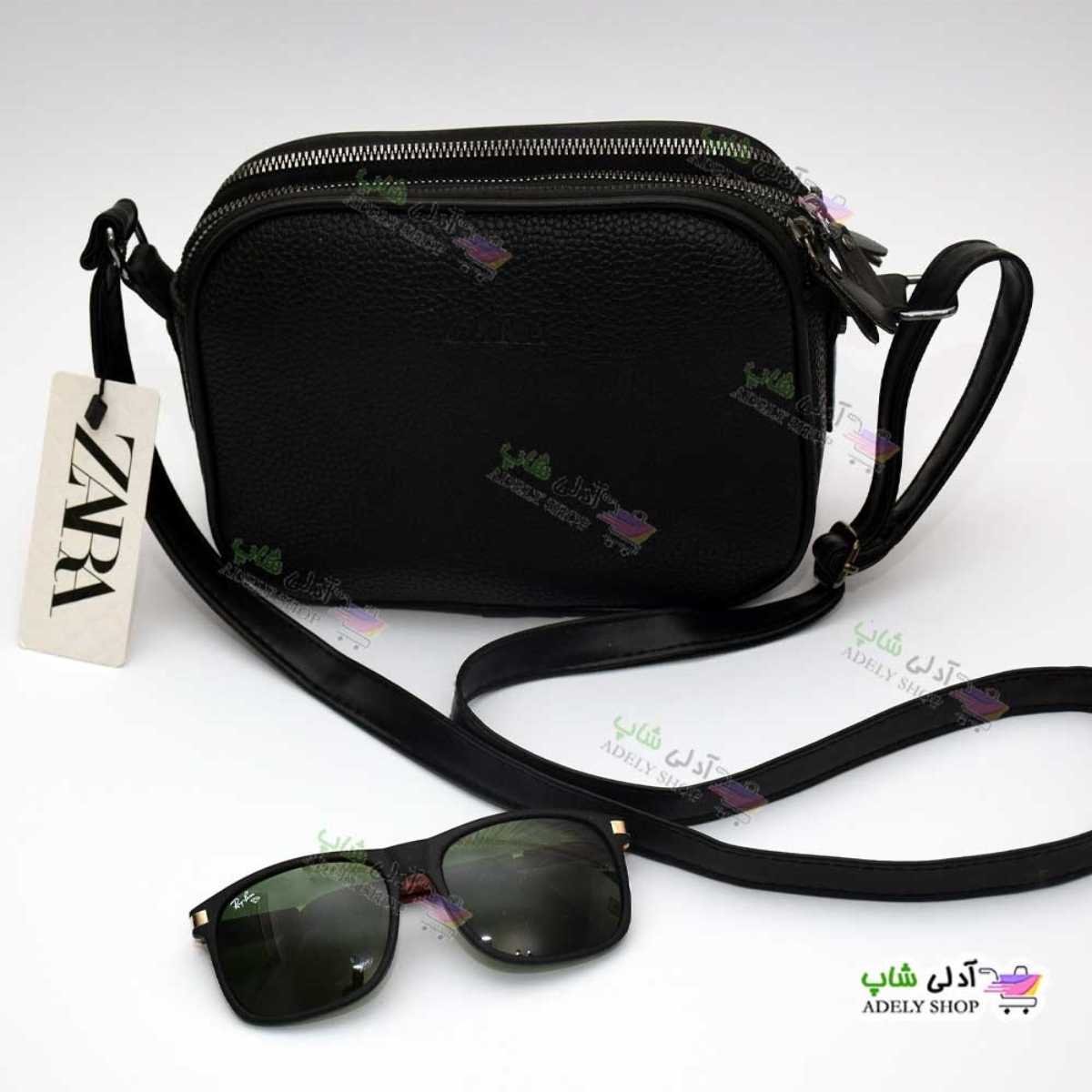 تصویر کیف دوشی زنانه و دخترانه سه زیپ ZARA