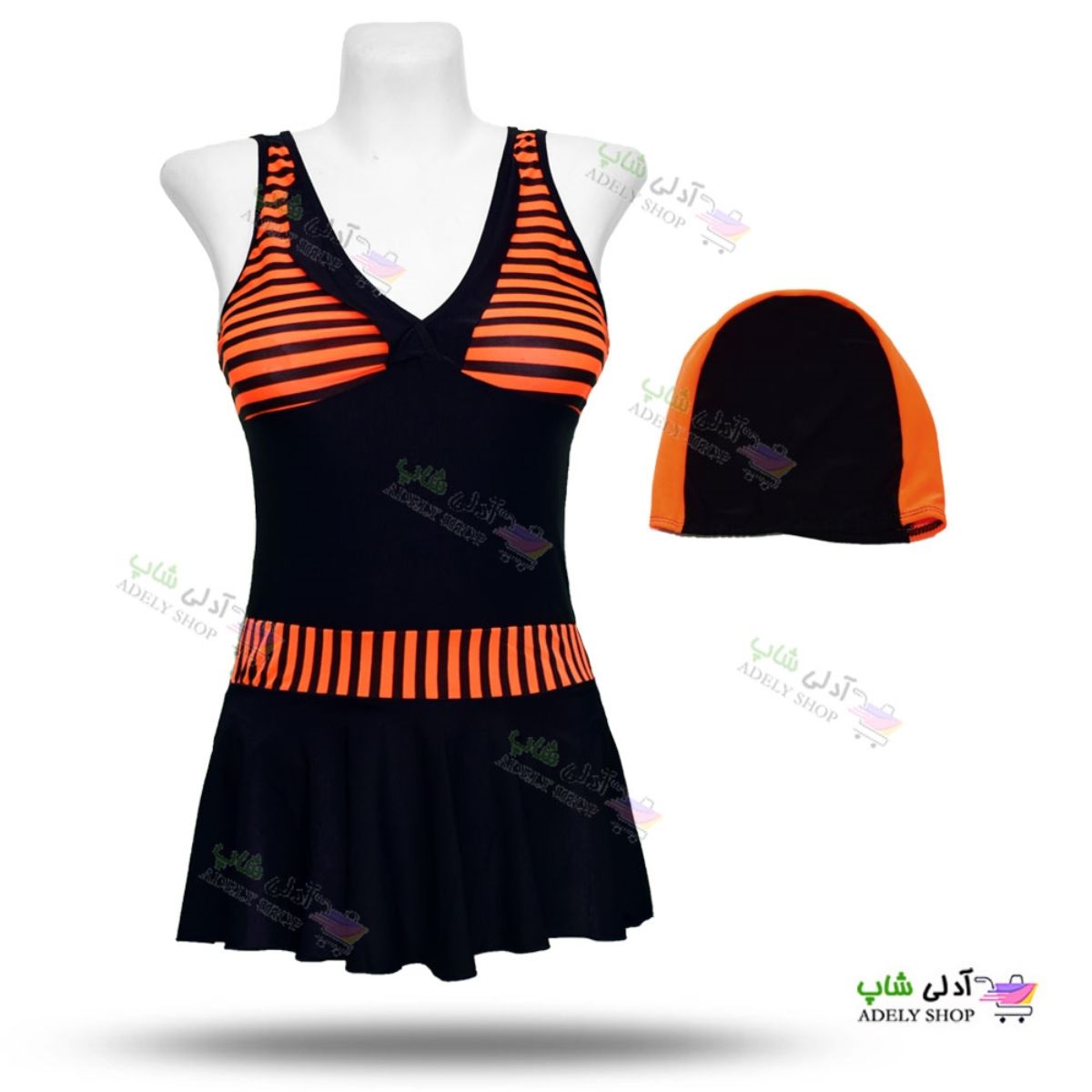 تصویر مایو اسلیپ دامن دار زنانه و دخترانه به همراه کلاه هدیه
