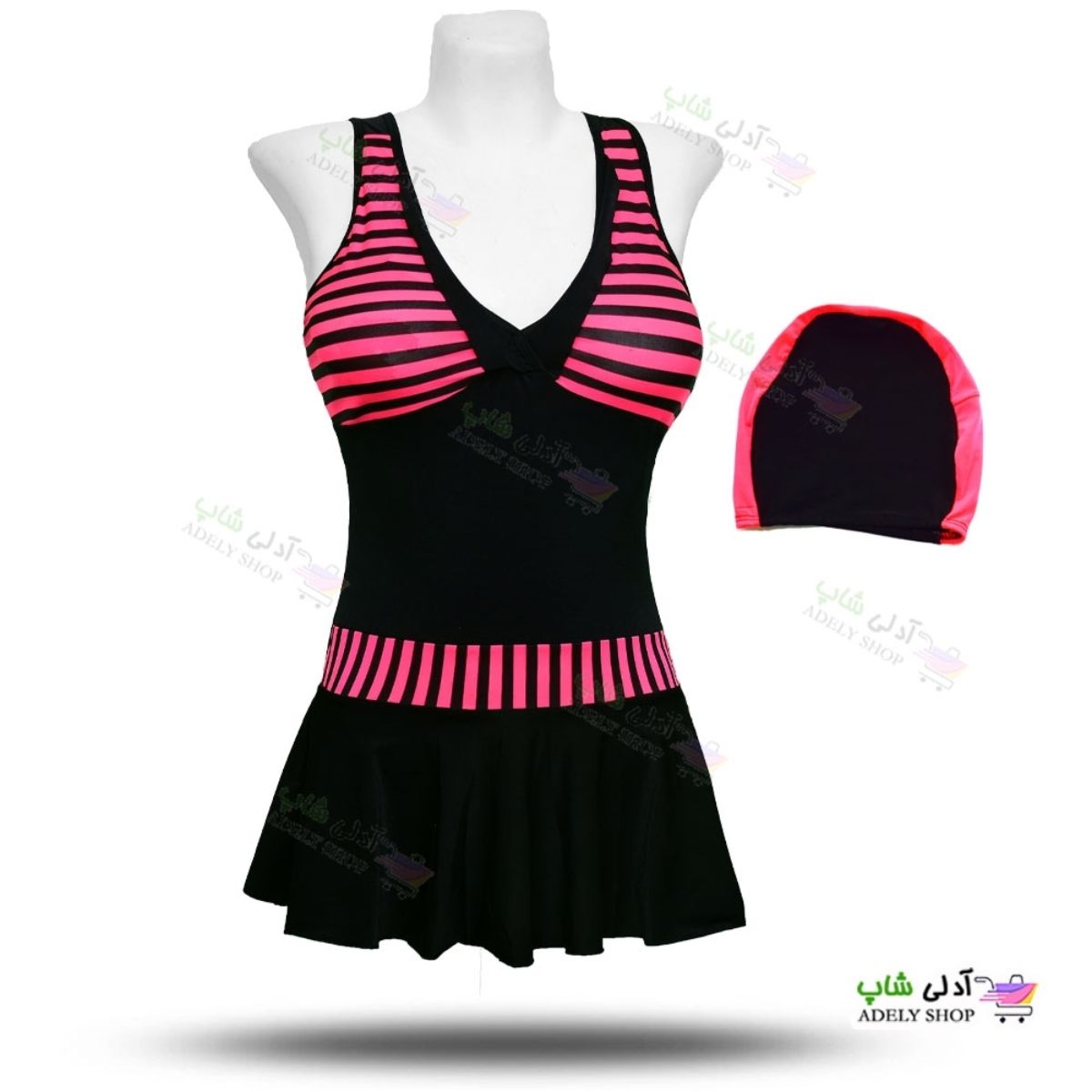 تصویر مایو اسلیپ دامن دار زنانه و دخترانه به همراه کلاه هدیه
