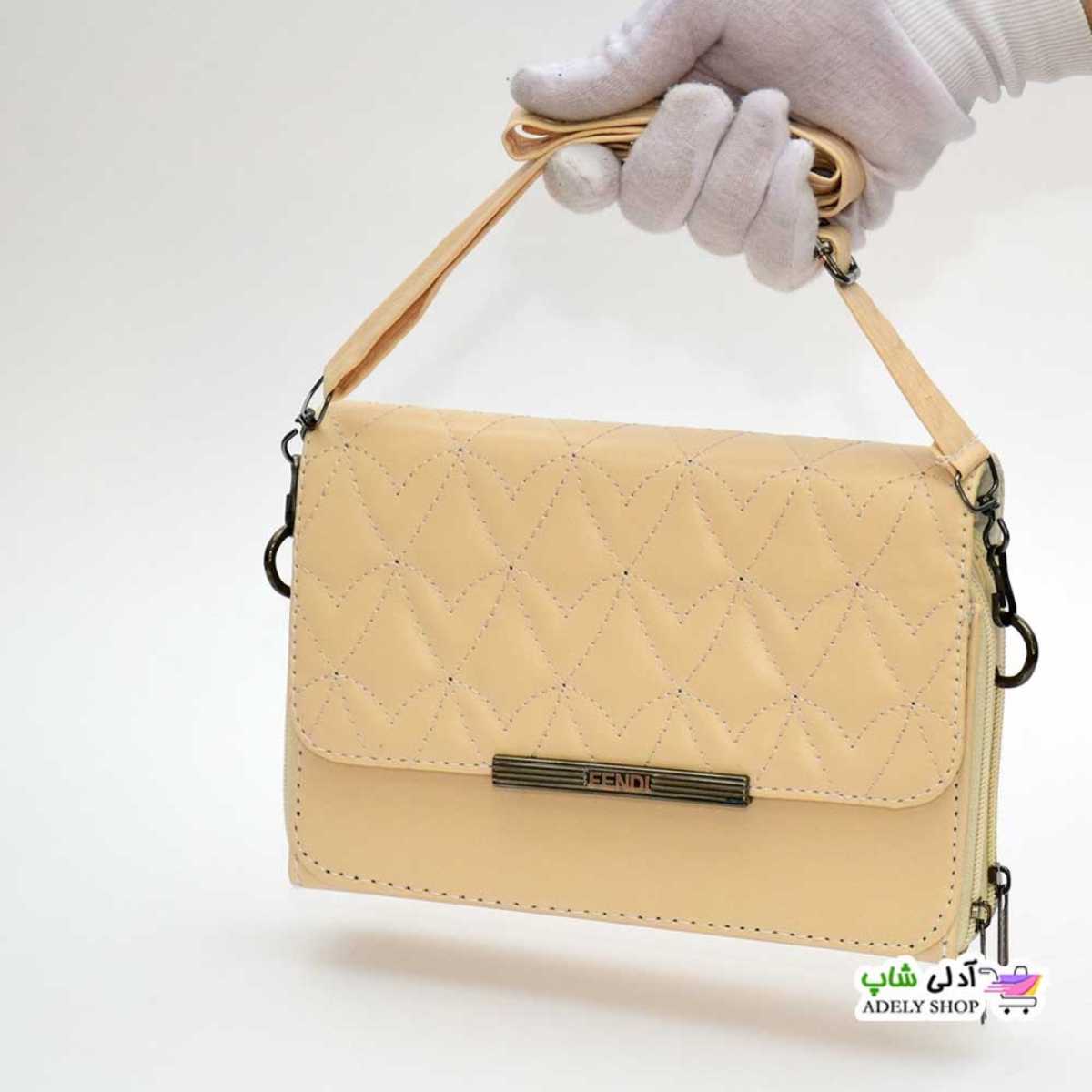 تصویر کیف رو دوشی زنانه/دخترانه پاسپورتی وایسل گلدوزی کد 944