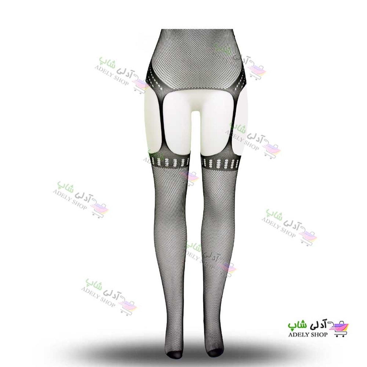 تصویر ست بادی فانتزی و جوراب زنانه Q012