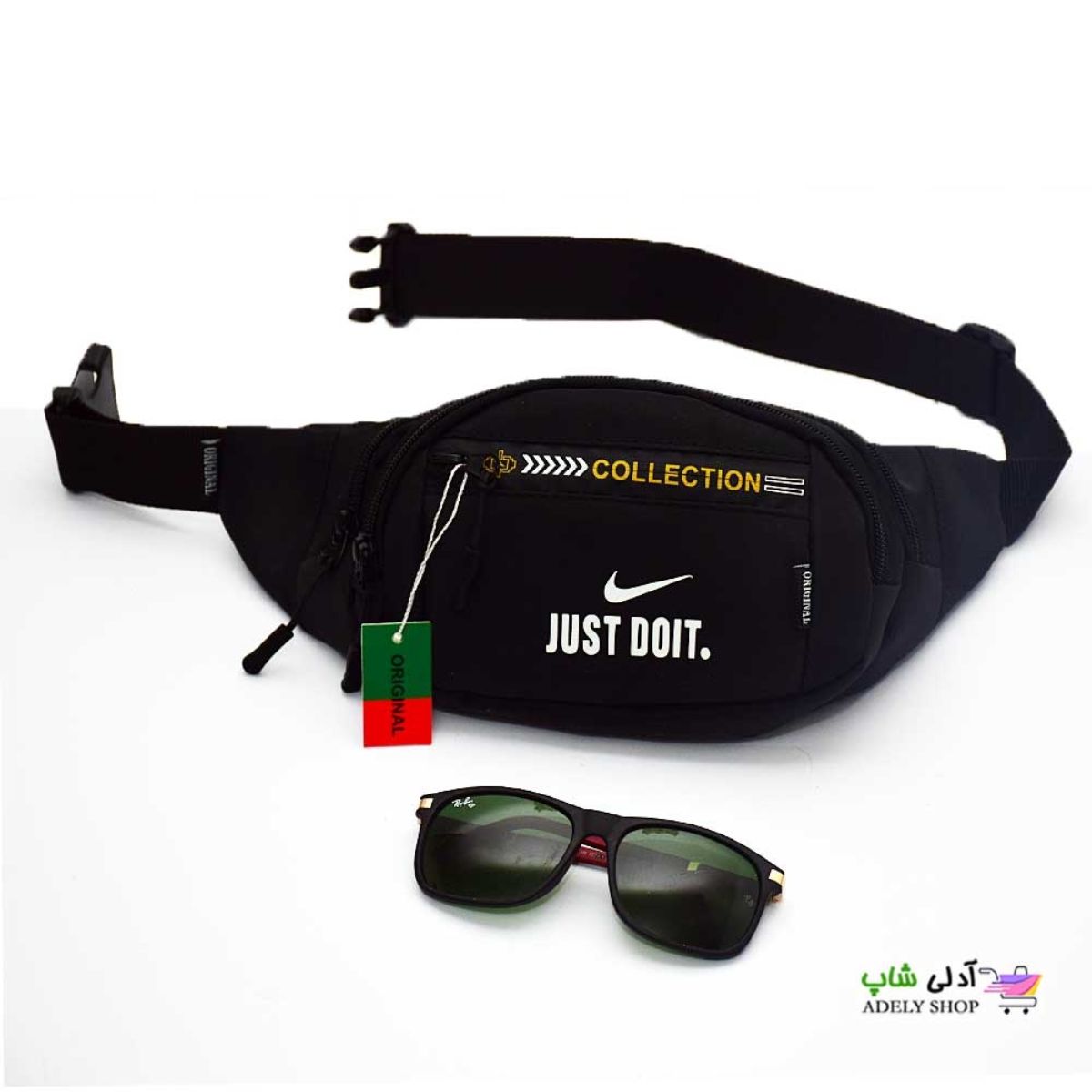 تصویر کیف کمری اسپرت طرح نایکی Nike