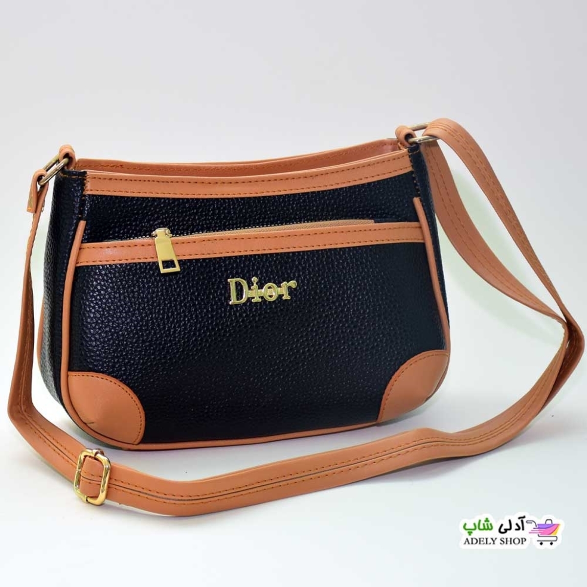 تصویر کیف رو دوشی زنانه و دخترانه  طرح چرم دیور Dior