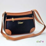 تصویر کیف رو دوشی زنانه و دخترانه  طرح چرم دیور Dior