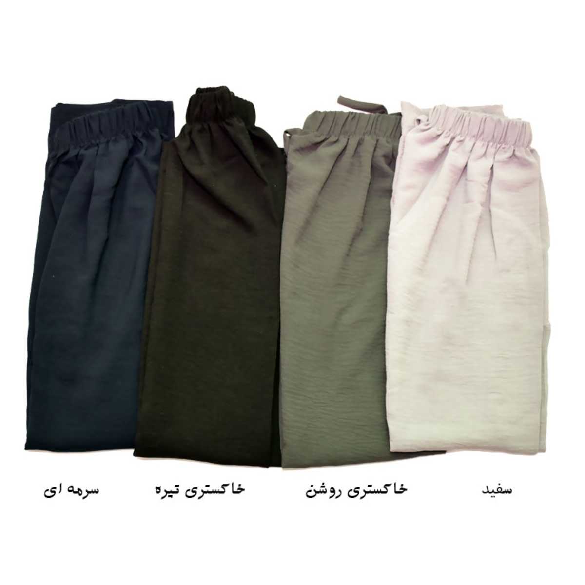 تصویر شلوار ابر و بادی مدل دامنی با پارچه کرپ درجه1