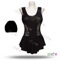 تصویر مایو اسلیپ زنانه و دخترانه بغل تور دامن دار