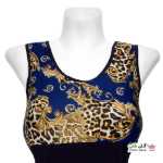 تصویر مایو اسلیپ دامن دار زنانه و دخترانه سایز بزرگ طرح پلنگی