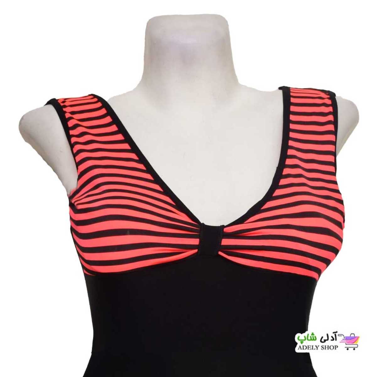 تصویر مایو پادار زنانه و دخترانه طرح Zebra