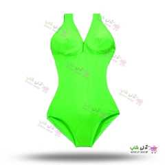 تصویر مایو اسلیپ زنانه پشت قهرمانی قزن دار با کاپ سینه (12 رنگ)