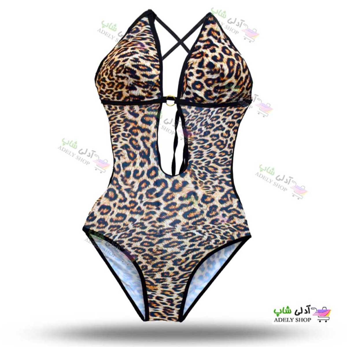 تصویر مایو اسلیپ زنانه و دخترانه طرح پلنگی کاپ دار