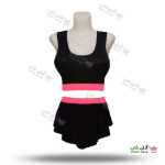 تصویر مایو دو تکه دامن دار زنانه و دخترانه