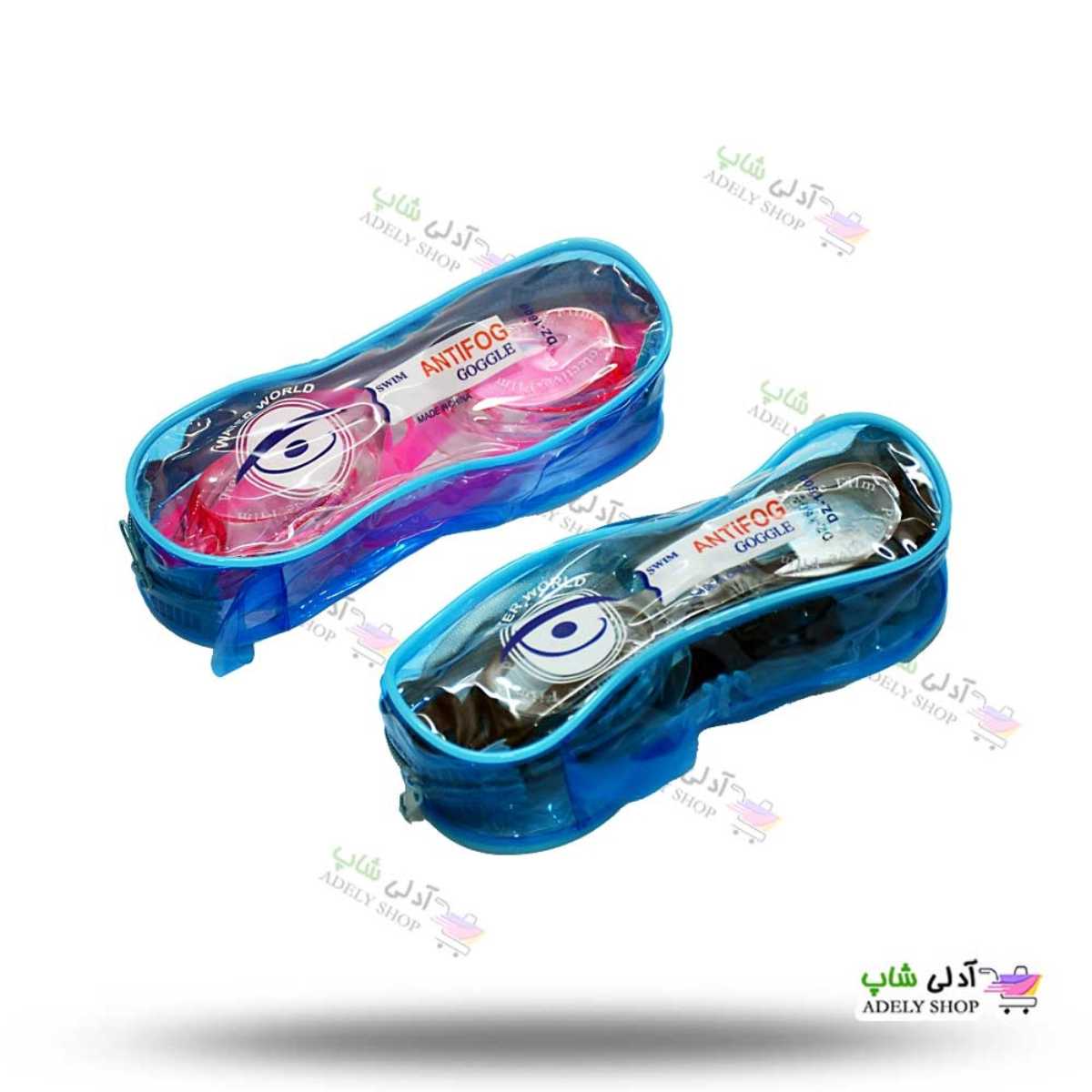 تصویر عینک شنا همراه با گوشگیر
