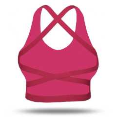 تصویر نیم تنه پشت بندی ضربدری فانتزی