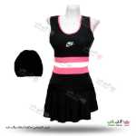 تصویر مایو دو تکه دامن دار زنانه و دخترانه Nike