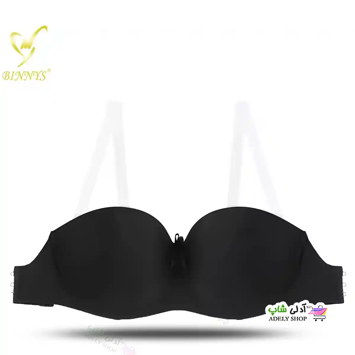 تصویر سوتین اسفنجی پشت نامرئی 7788 کاپC بنیس اصلی Binnys