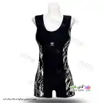 تصویر مایو پادار زنانه و دخترانه طرح صاعقه 44 تا48 به همراه کلاه