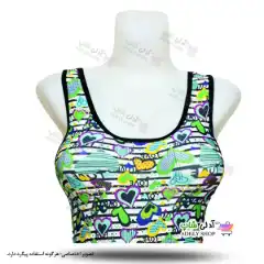 تصویر مایو پادار زنانه و دخترانه طرح دار40تا 48