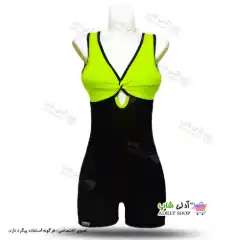 تصویر مایو زنانه و دخترانه پادار با طرح زیبای گره ای و کلاه