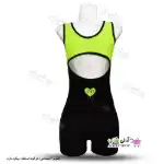 تصویر مایو زنانه و دخترانه پادار با طرح زیبای گره ای و کلاه