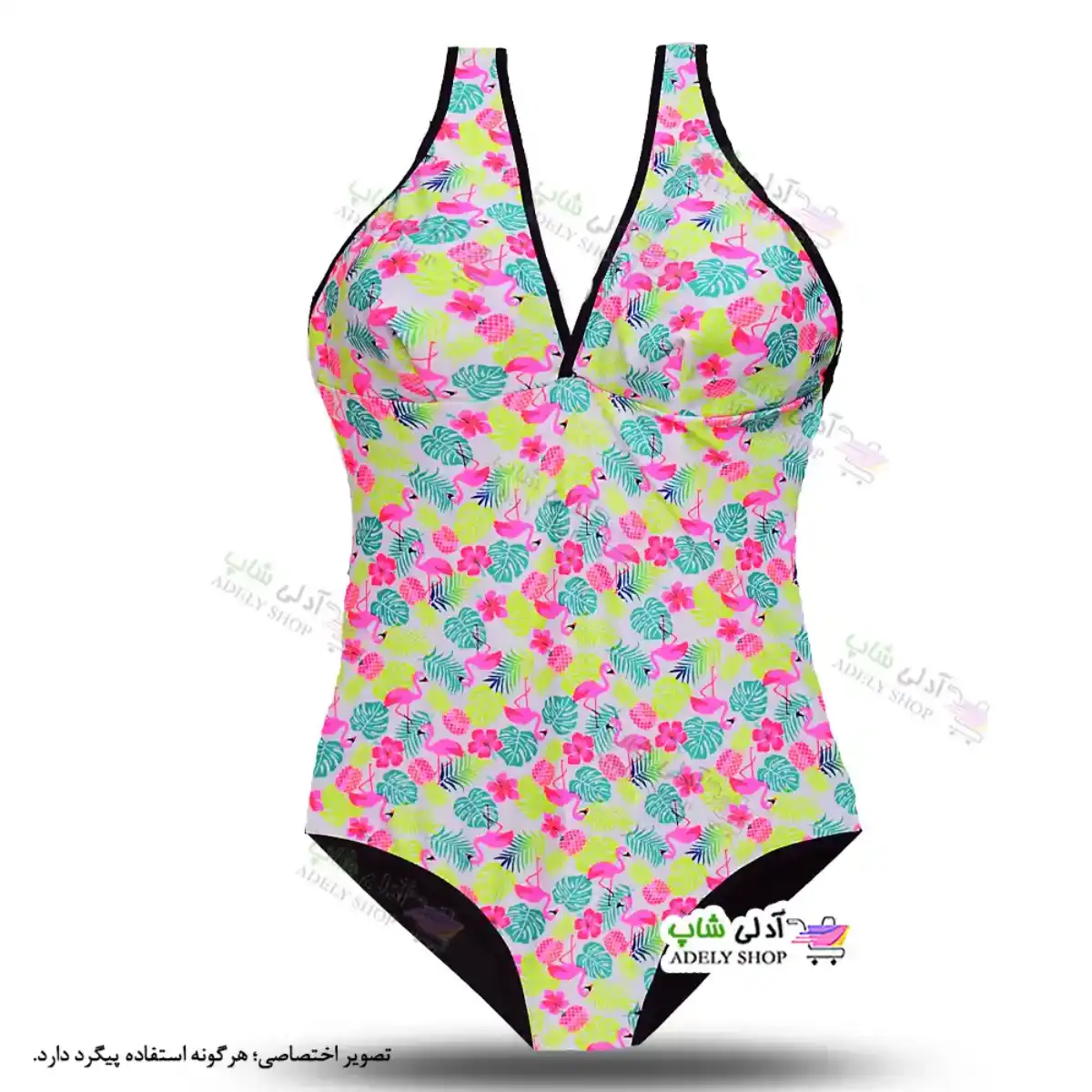 تصویر مایو اسلیپ قزن دار زنانه و دخترانه پشت قهرمانی دارای پد سینه