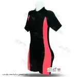 تصویر مایو اسلامی زنانه و دخترانه پادار صورتی 38 تا56