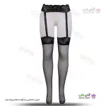 تصویر جوراب فانتزی بالا زانو با بند کمری بیلیسی Beileisi 2011B