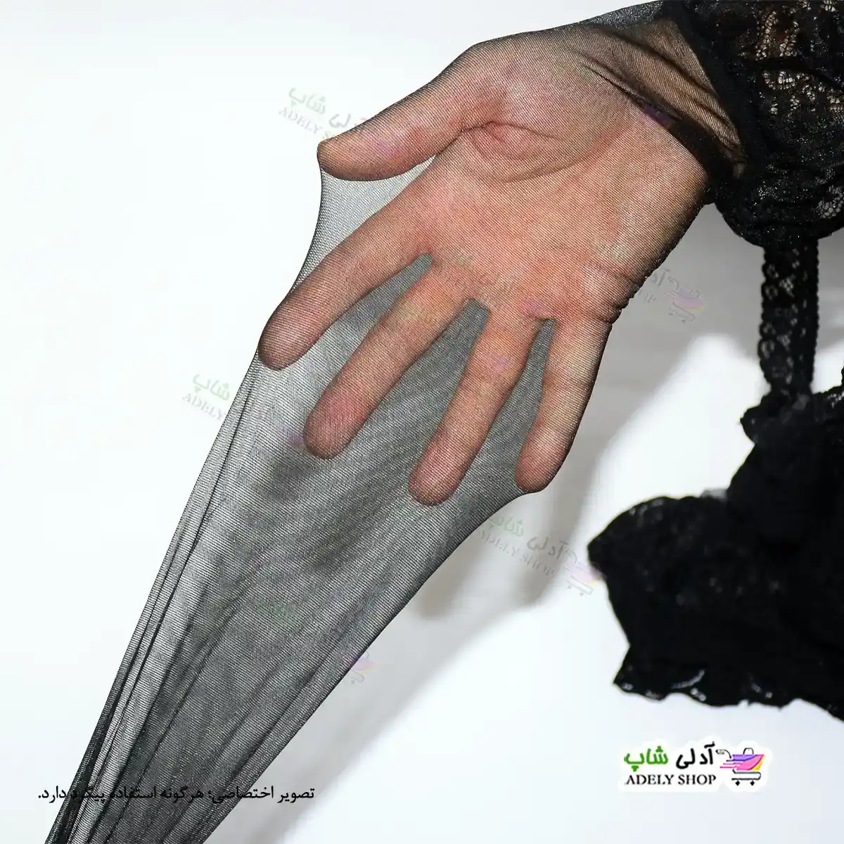 تصویر جوراب فانتزی بالا زانو با بند کمری بیلیسی Beileisi 2011B