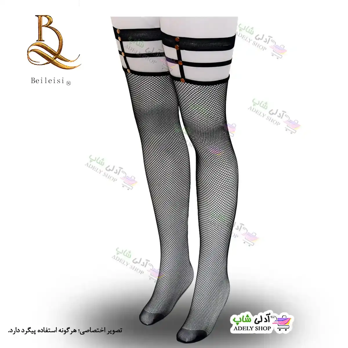 تصویر جوراب فانتزی بالا زانو بیلیسی Beileisi 2131