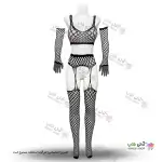 تصویر ست فانتزی  سه تکه بادی، جوراب و دستکش516