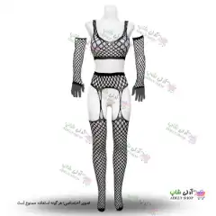 تصویر ست فانتزی  سه تکه بادی، جوراب و دستکش516