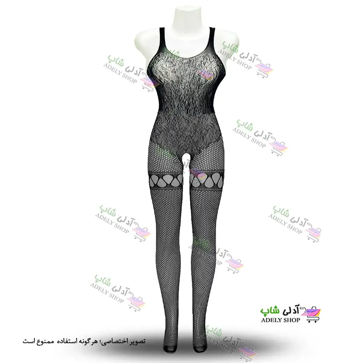 تصویر ست بادی فانتزی و جوراب زنانه 118