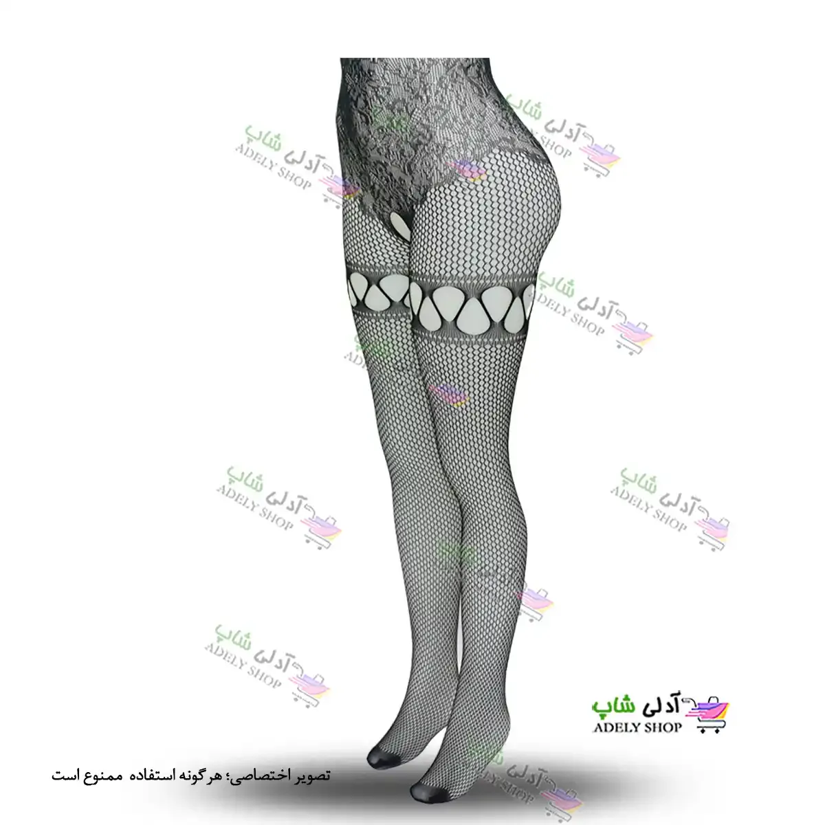 تصویر ست بادی فانتزی و جوراب زنانه 118