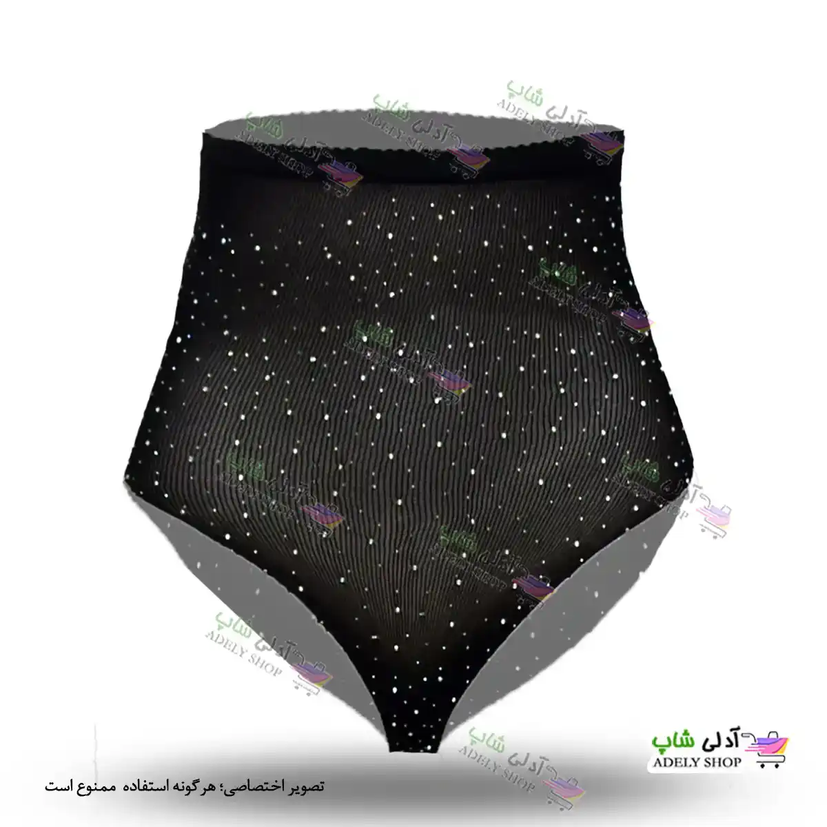 تصویر ست بای فانتزی نگین دار  4 تکه