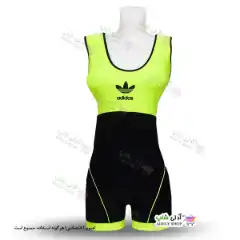 تصویر مایو زنانه و دخترانه پادار سایز بزرگ 48تا 52 به همراه کلاه