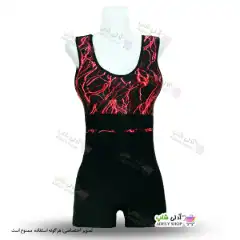 تصویر مایو پادار زنانه و دخترانه طرح صاعقه دارای کاپ سینه