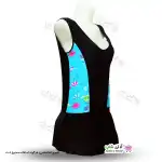 تصویر مایو اسلیپ دامن دار زنانه و دخترانه بغل طرح